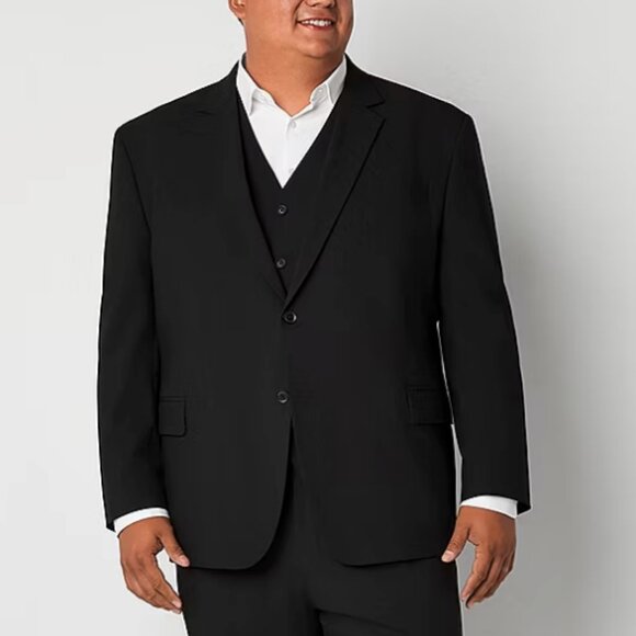 J. Ferrar Ultra Comfort Mens Stretch Fabric Big and Tall Suit Jacket -Sz REG - Picture 1 of 6